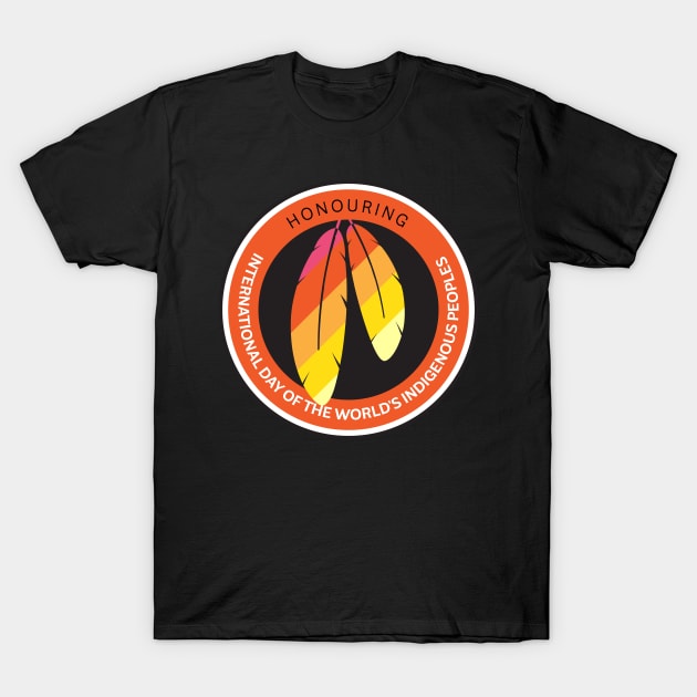 International Day of the World's Indigenous Peoples logo T-Shirt by JDawnInk